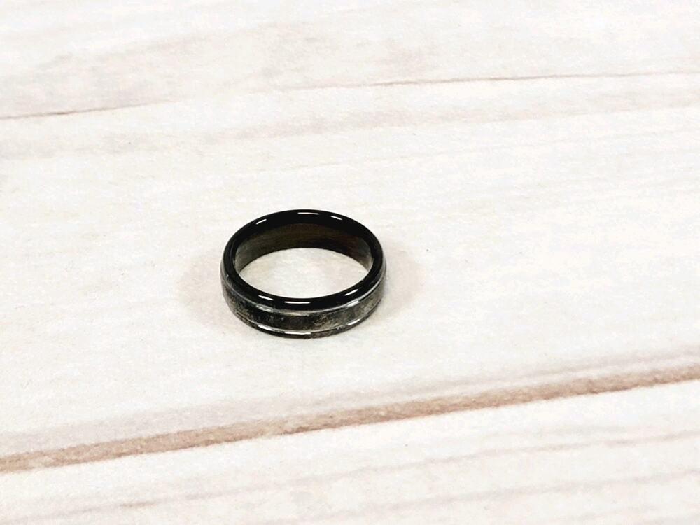 Tungsten Carbide Mens Wedding Ring Sz 11